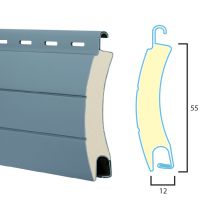 Prezzo Doga di ricambio per tapparella in ALLUMINIO 12x55mm (Standard)