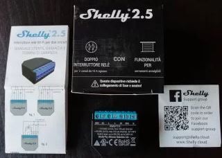 Shelly 2.5 - Centralina Domotica WiFi per automazione motori - FUORI  PRODUZIONE