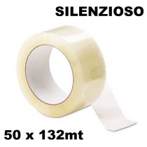 Prezzo Nastro adesivo trasparente per imballaggi - Silenzioso 50x132mt