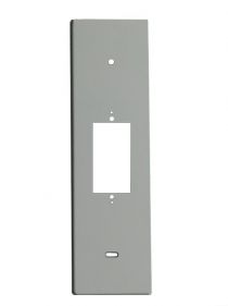 Prezzo Placca in alluminio bianco con predisposizione pulsante per motore