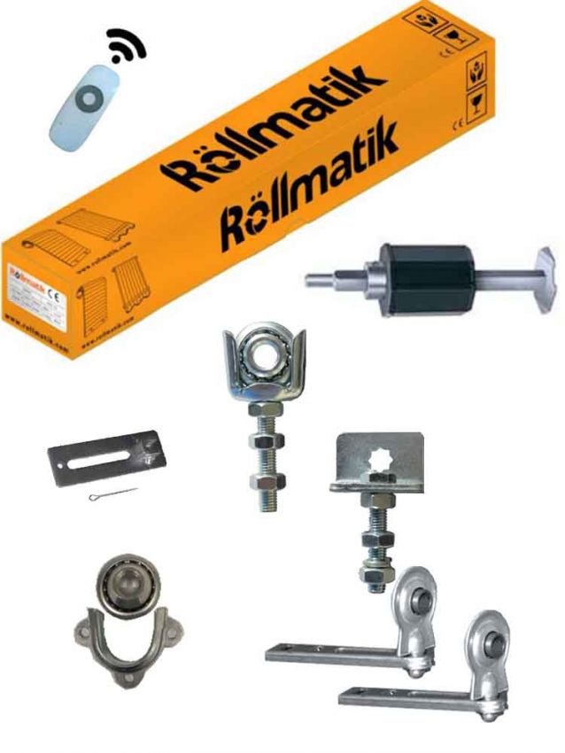 RollmatiKit Radio - Kit manovra a motore con radiocomando per tapparelle