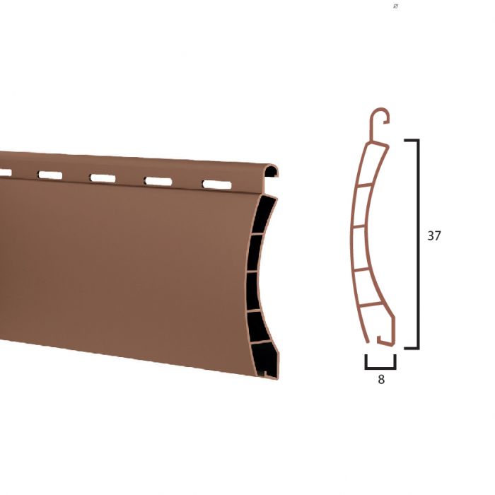 Doga di ricambio per tapparella in PVC 8x37mm (3,2Kg/mq) - Mini