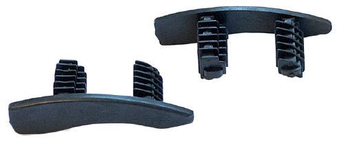 Coppia Tappi laterali ferma doga per avvolgibile in PVC profilo 14x50mm