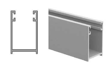 Guide in alluminio da sostituzione o da esterno A19 (con spazzolino)