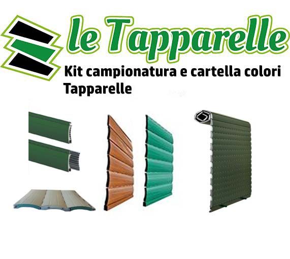 Kit campionatura e cartella colori completa per Tapparelle