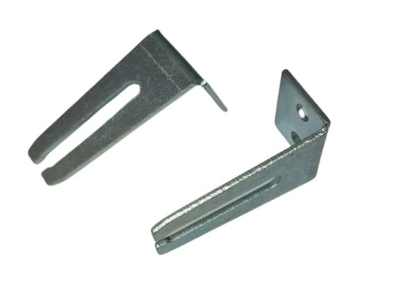 Coppia Fermafili Tipo Pex in metallo per fissaggio laterale filoguida veneziane da 35 e 50mm