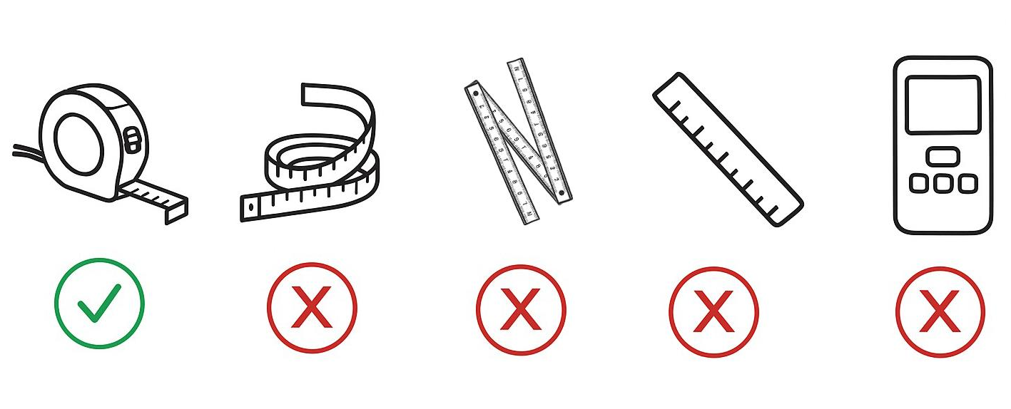 Rilievo misure zanzariere laterali da incasso