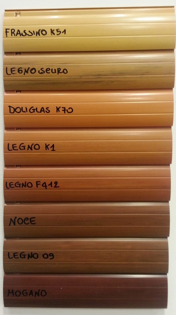 Tapparelle pvc effetto legno