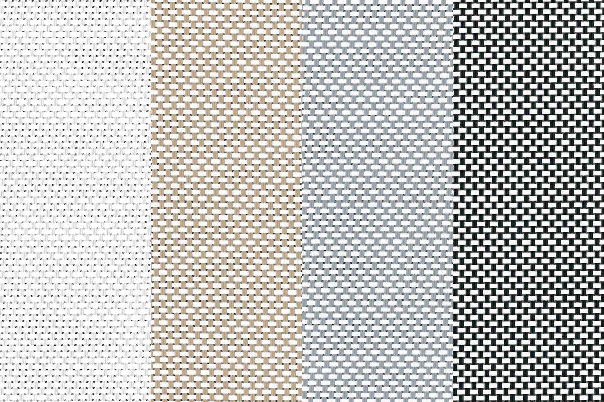 Foto reale del tessuto VisionWeave 5%