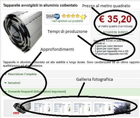 Tapparelle in acciaio coibentato 19x77mm