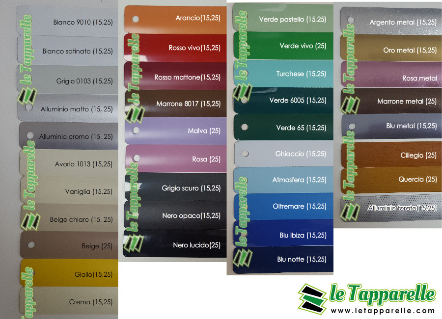 Veneziane su misura in alluminio da 25mm