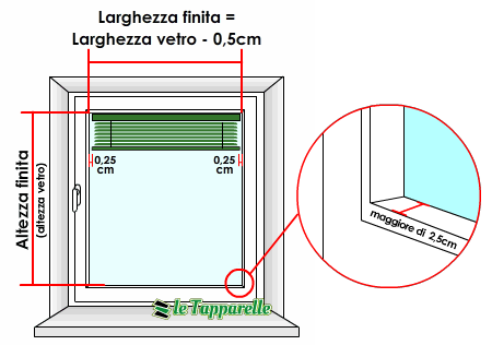 Veneziana in alluminio interni finestra porta tenda anche senza