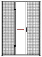 Anta semifissa a sinistra